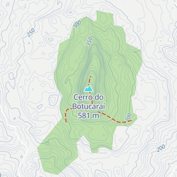 Map of Cerro do Botucaraí