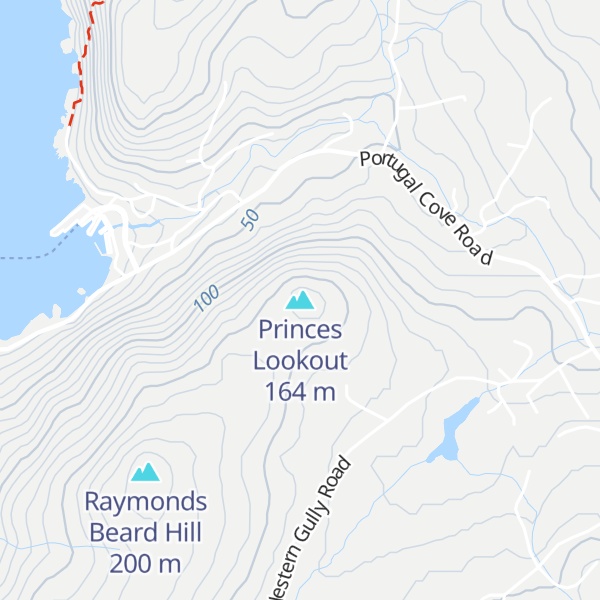 Map of Princes Lookout