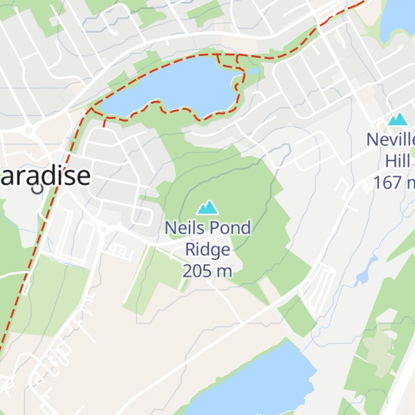 Map of Neils Pond Ridge