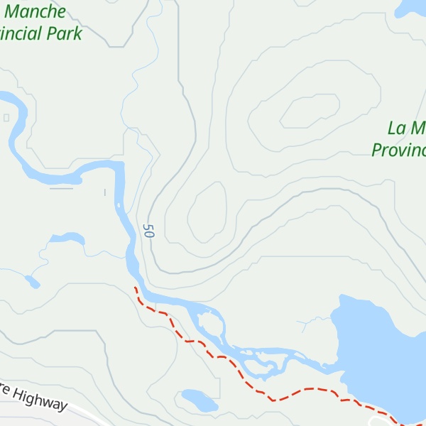Map of La Manche Lookout