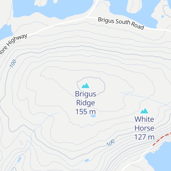 Map of Brigus Ridge