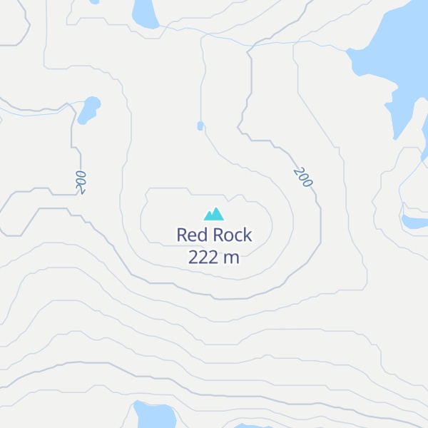 Map of Red Rock