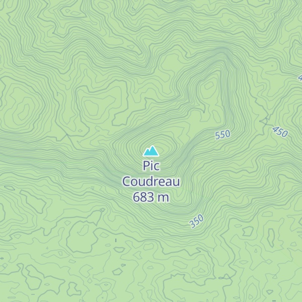 Map of Pic Coudreau