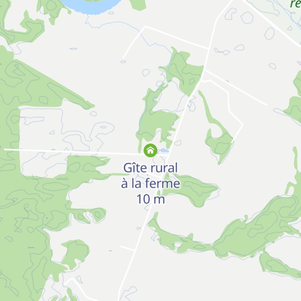 Map of Gîte rural à la ferme