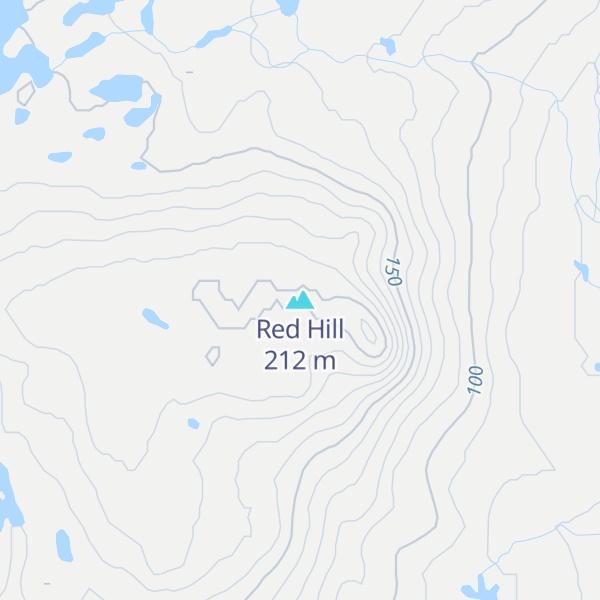 Map of Red Hill