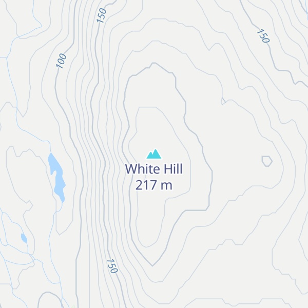 Map of White Hill
