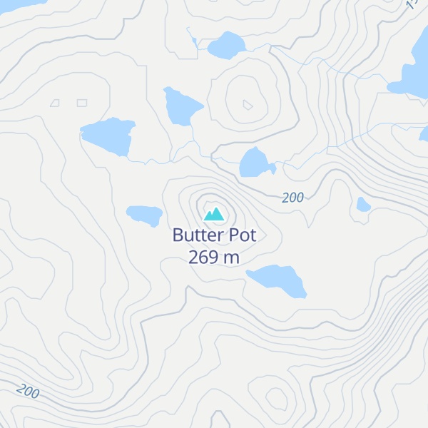 Map of Butter Pot