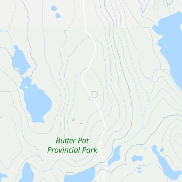 Map of Var Ridge