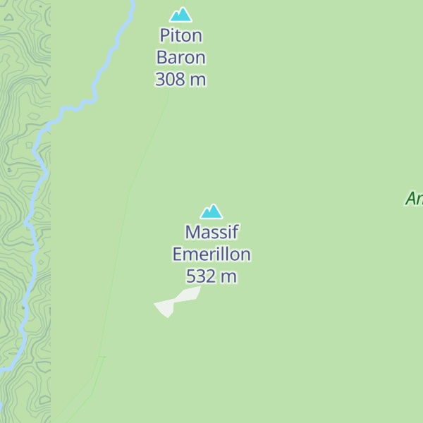 Map of Massif Emerillon