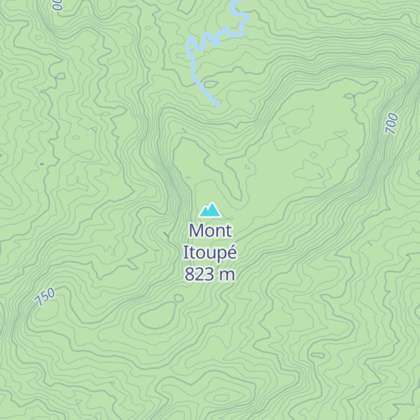 Map of Mont Itoupé