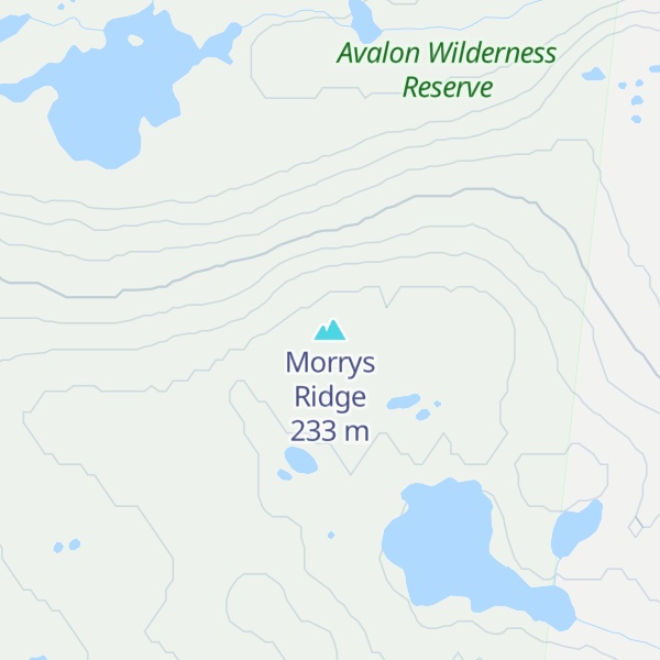 Map of Morrys Ridge