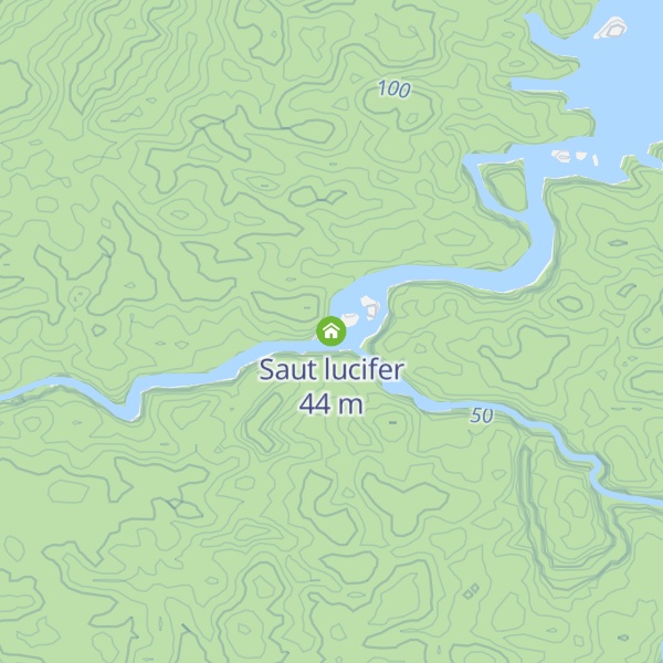Map of Saut lucifer
