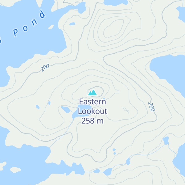 Map of Eastern Lookout