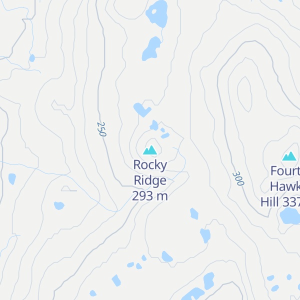 Map of Rocky Ridge