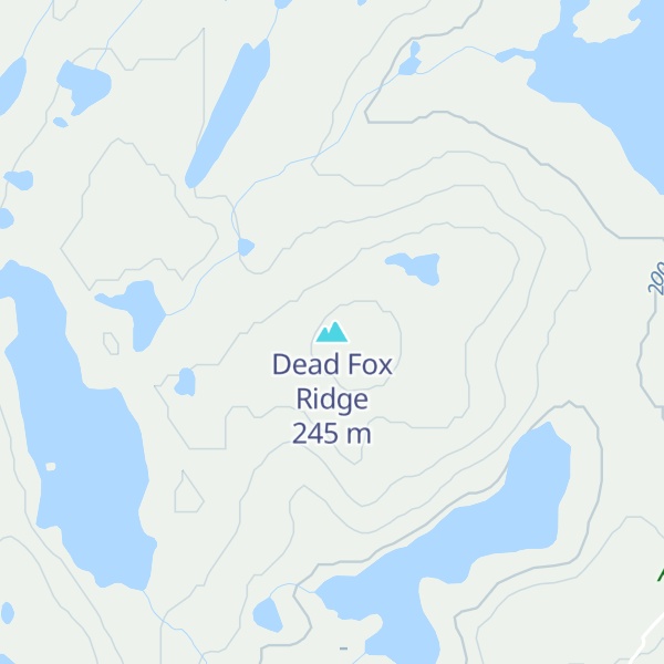 Map of Dead Fox Ridge