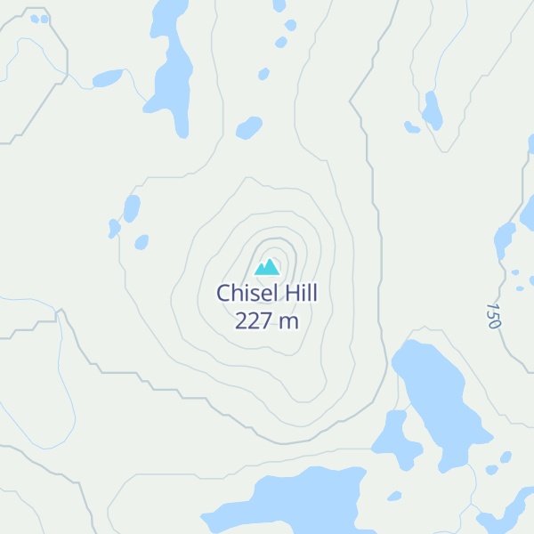 Map of Chisel Hill