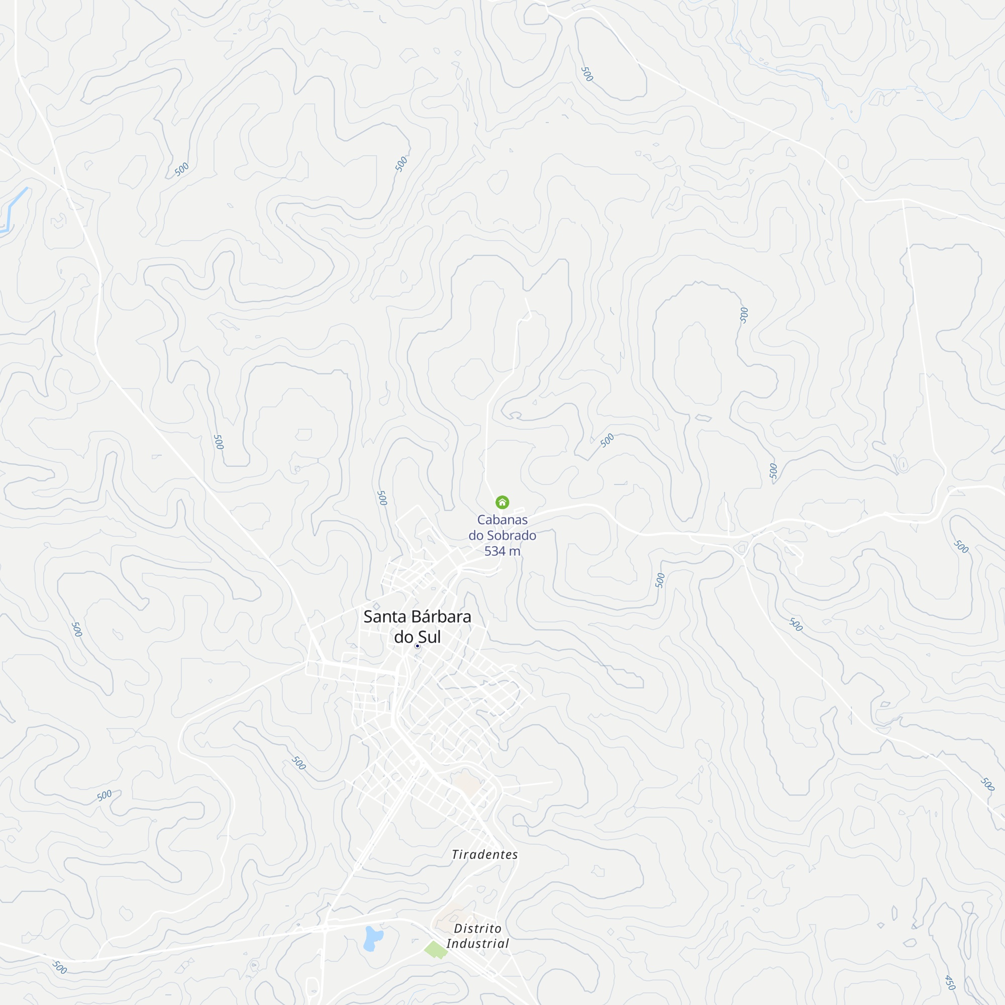 Cabanas do Sobrado map