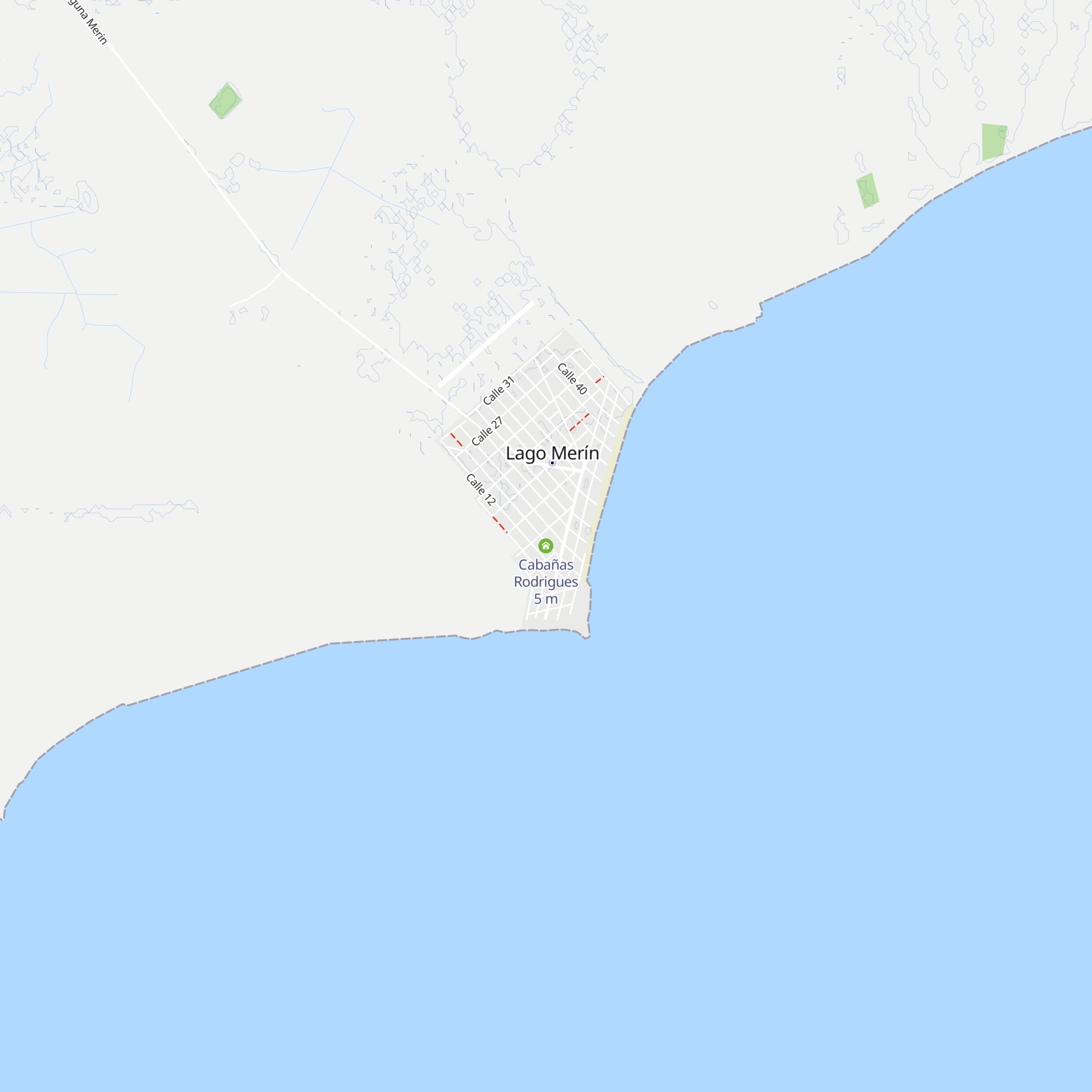 Cabañas Rodrigues map