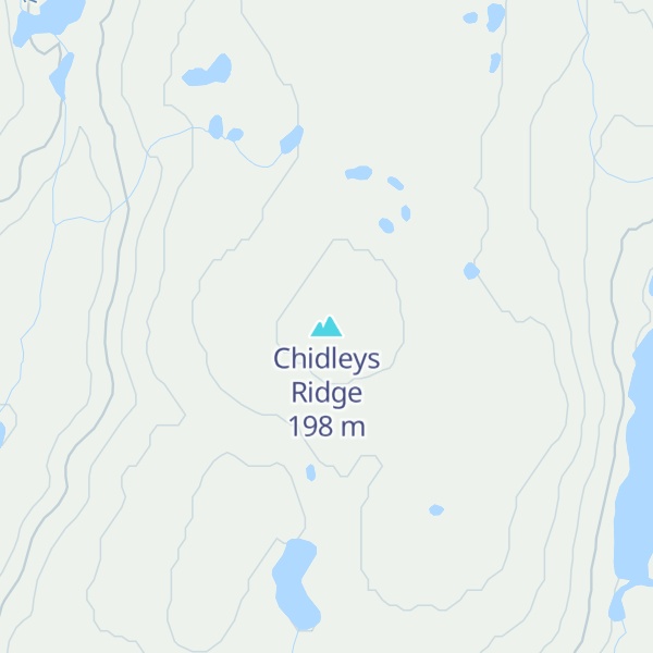 Map of Chidleys Ridge