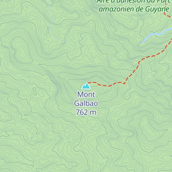 Map of Mont Galbao