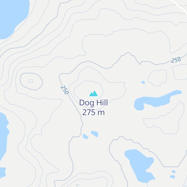 Map of Dog Hill