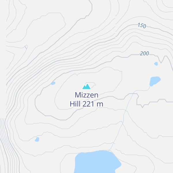 Map of Mizzen Hill