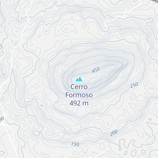 Map of Cerro Formoso