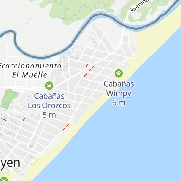 Map of Cabañas Coty´s