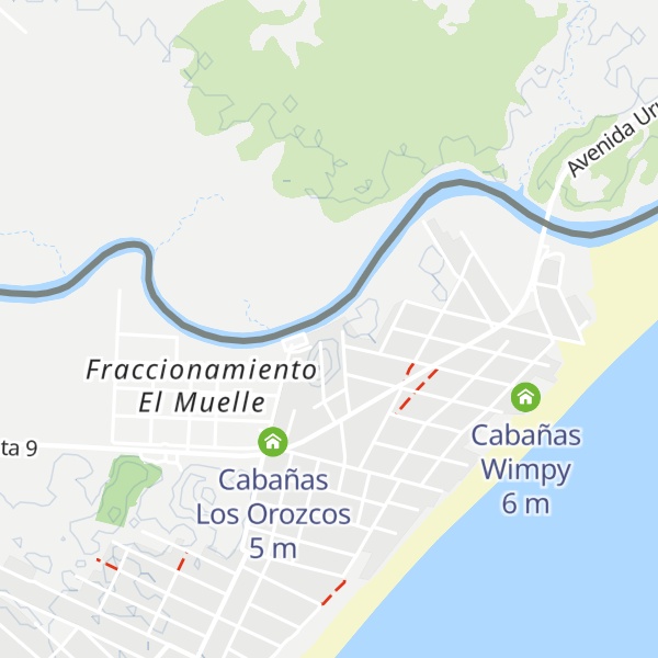 Map of Cabañas Municipales