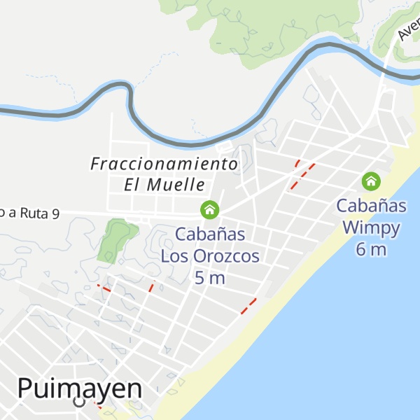 Map of Cabañas Los Orozcos
