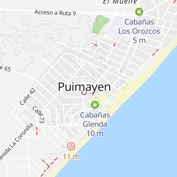 Map of Cabañas en alquiler