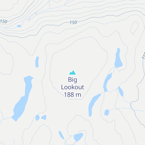 Map of Big Lookout
