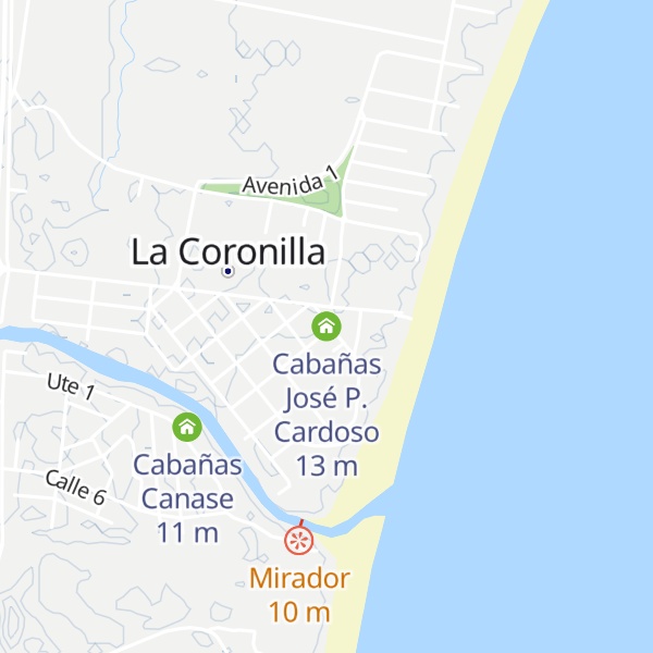 Map of Cabañas José P. Cardoso