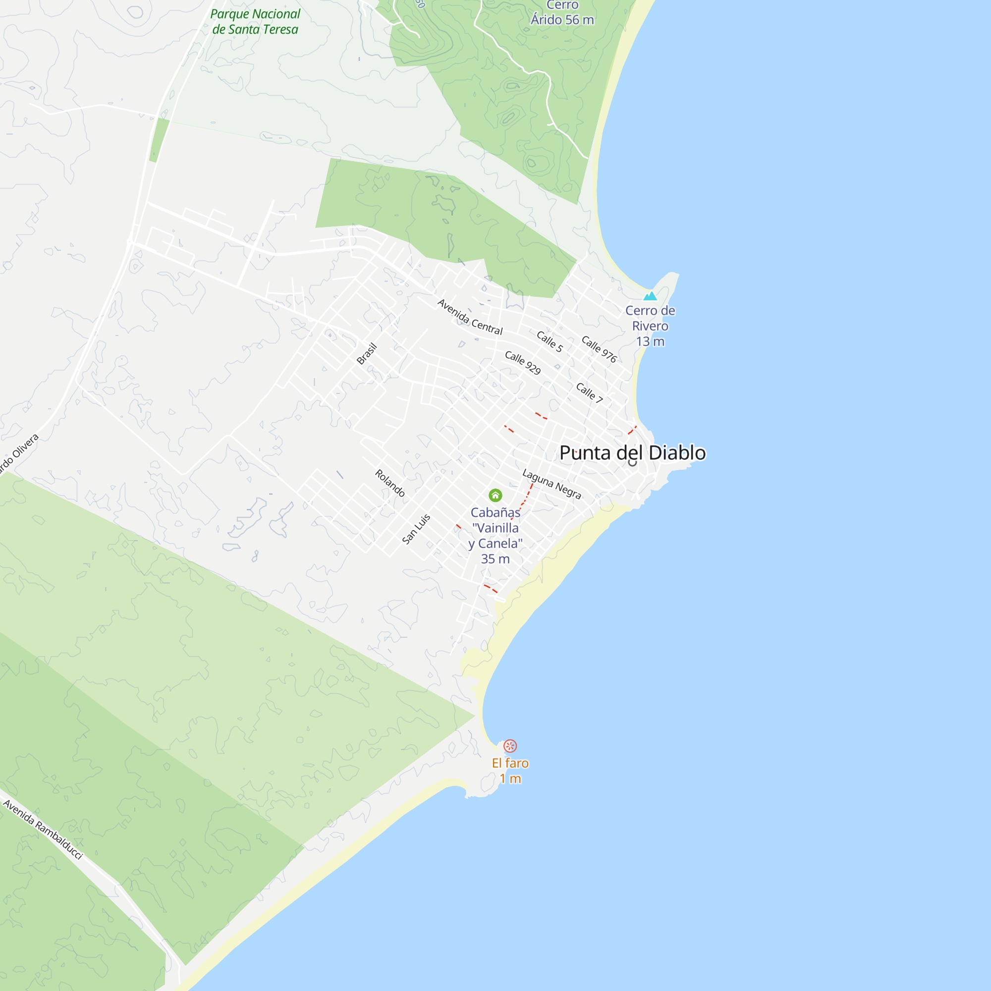 Cabañas "Vainilla y Canela" map