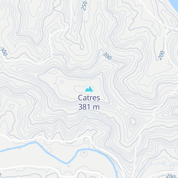 Map of Catres