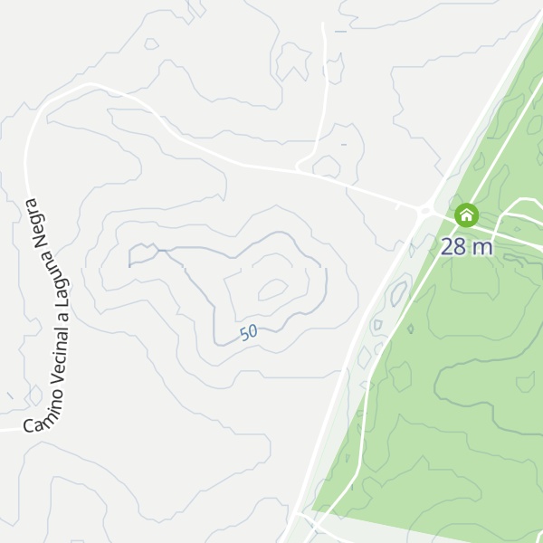 Map of Cerro Mirador Dr. Baltasar Brum
