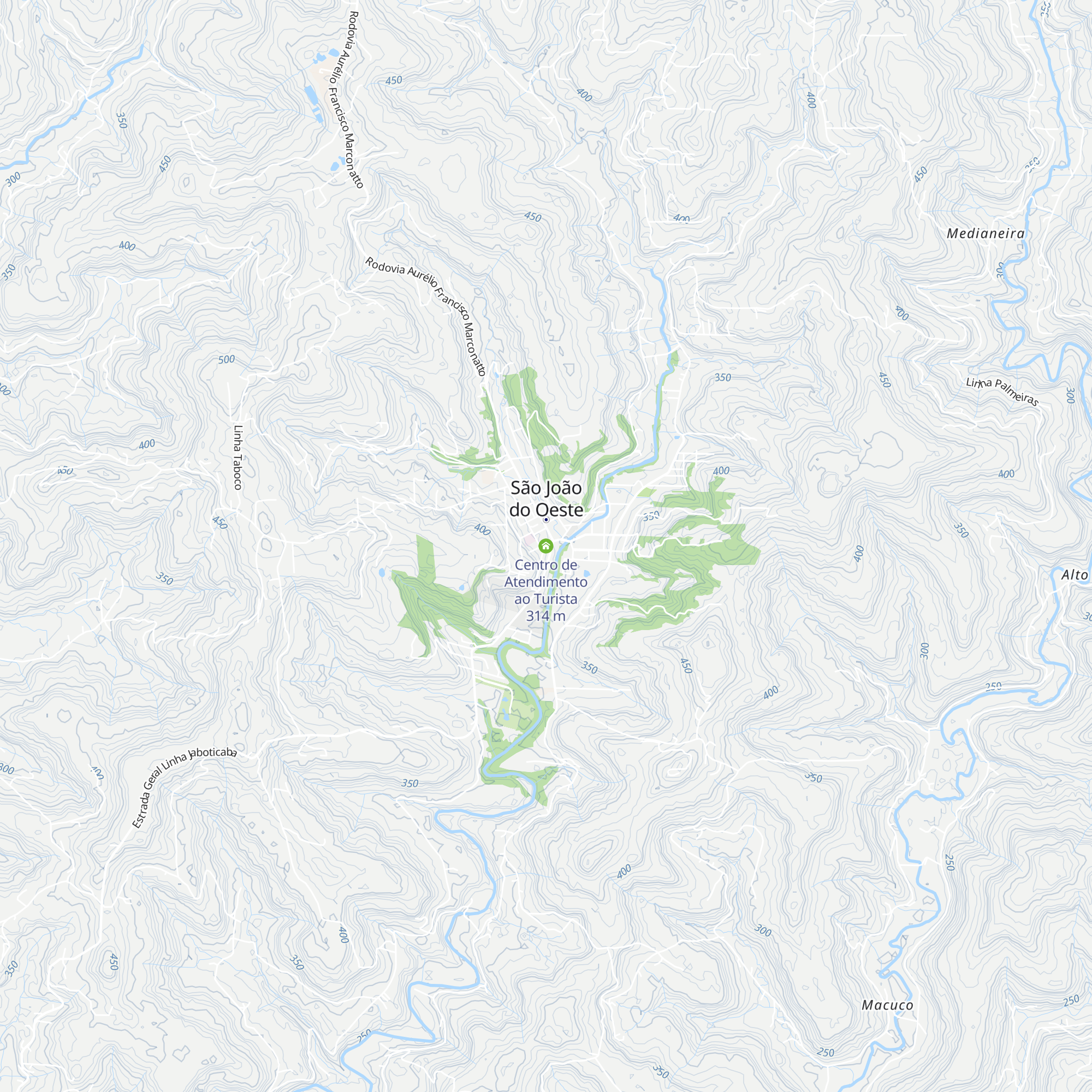 Centro de Atendimento ao Turista map