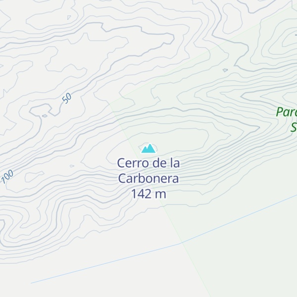 Map of Cerro de la Carbonera