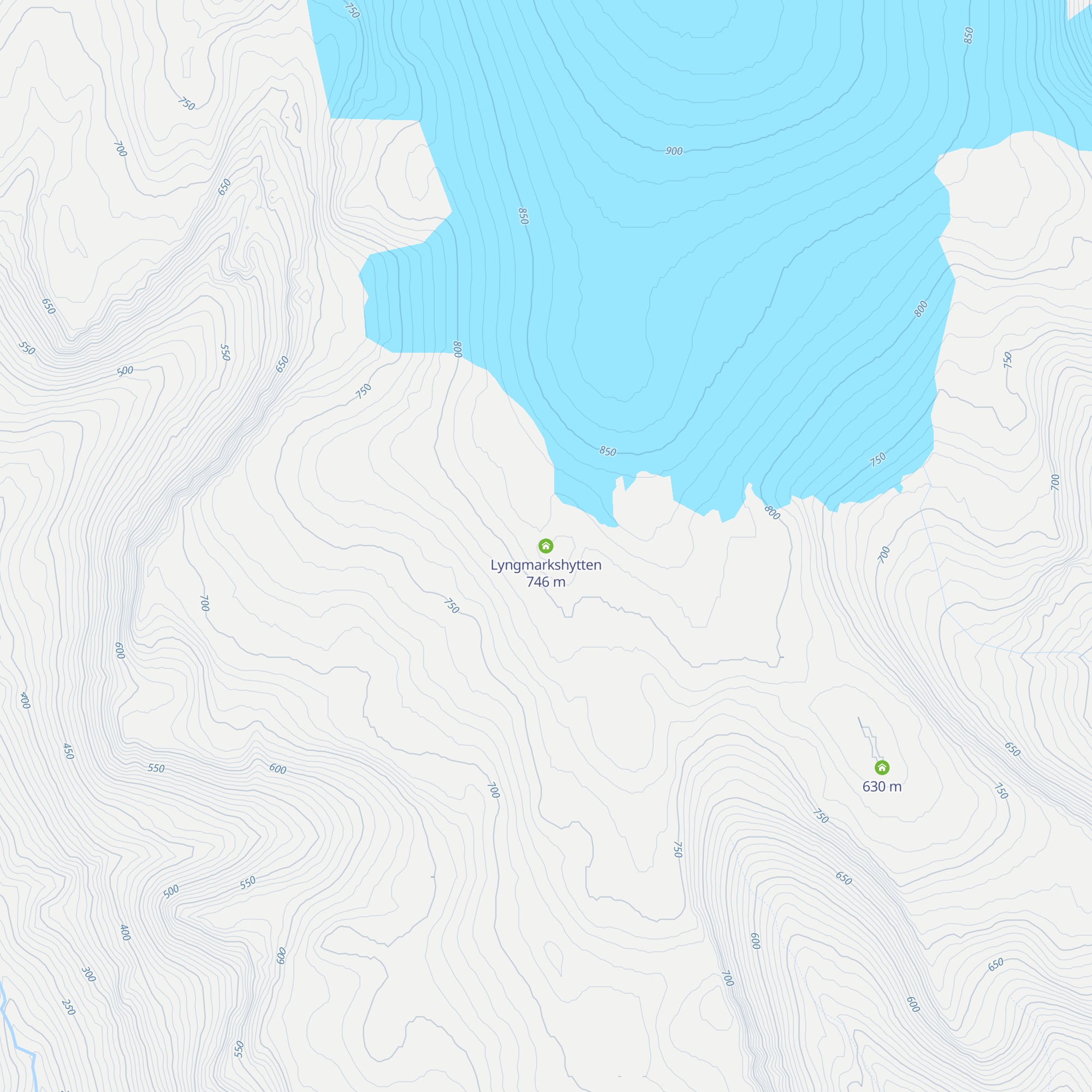 Lyngmarkshytten map