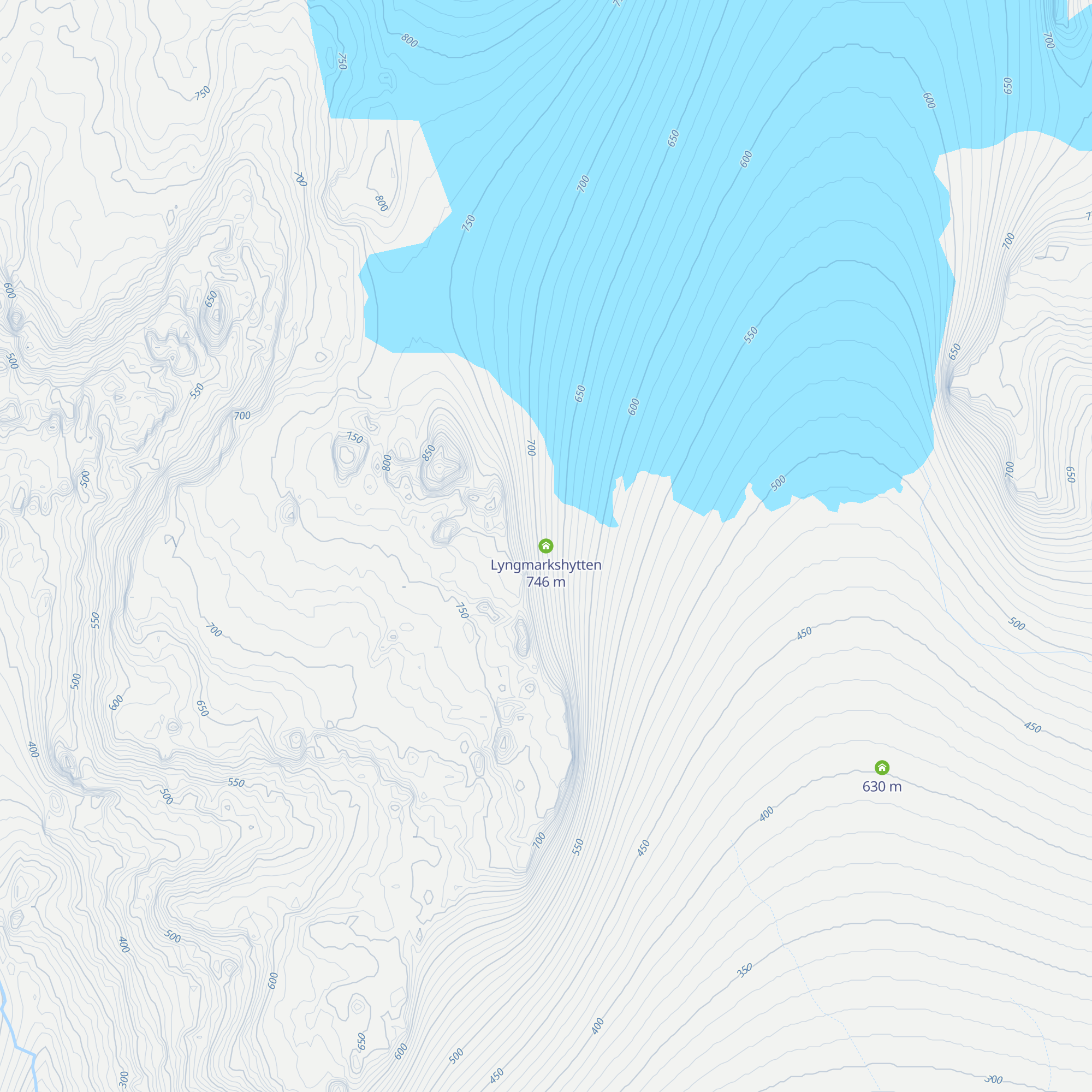 Lyngmarkshytten map