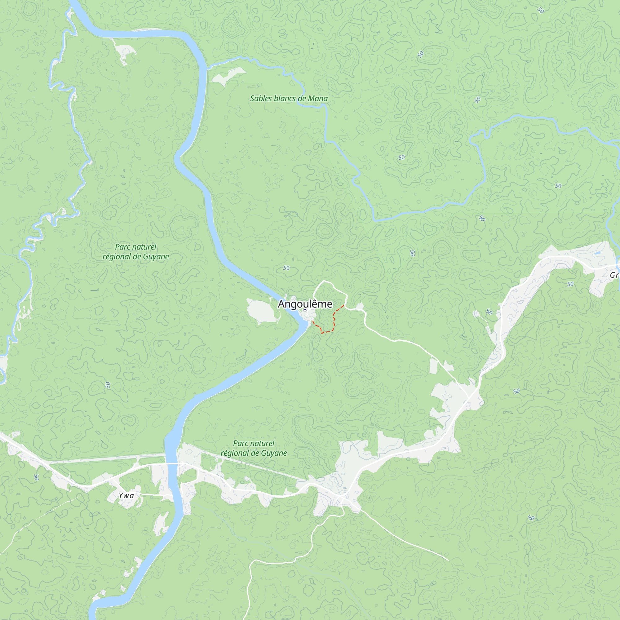 Gîte d'Angoulême map