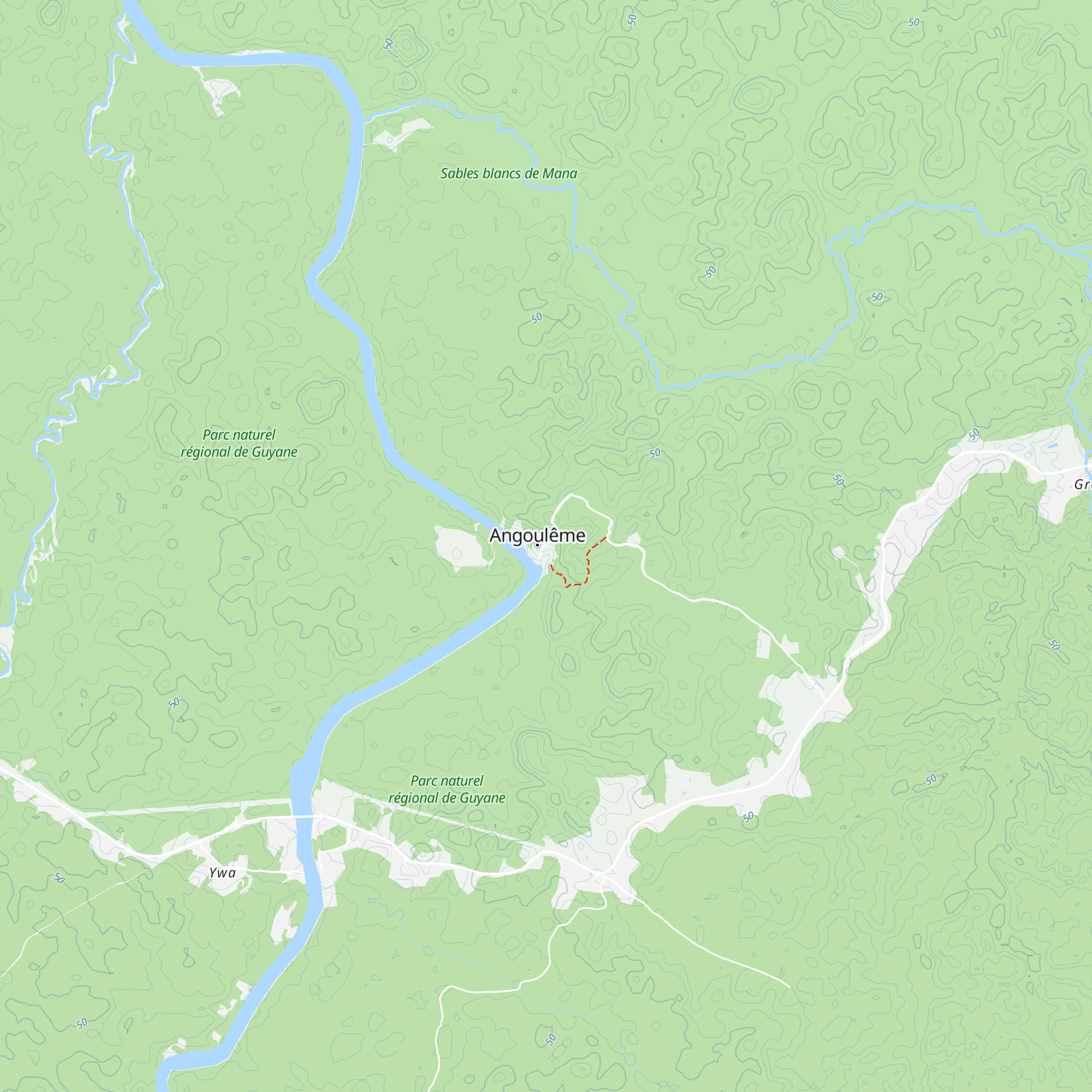 Gîte d'Angoulême map