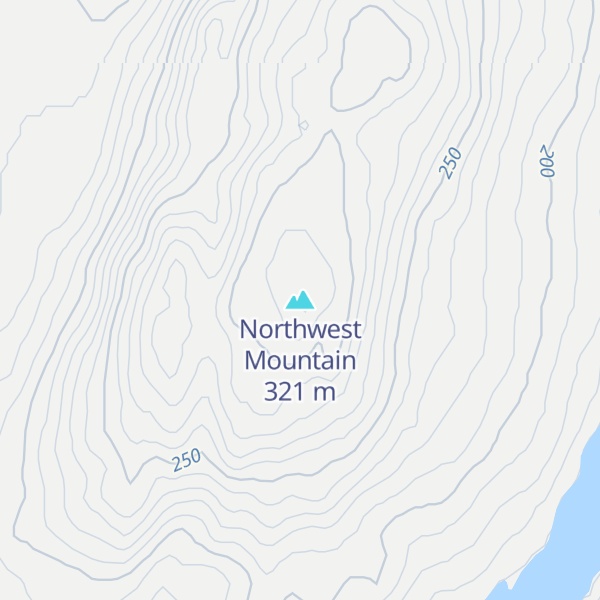 Map of Northwest Mountain