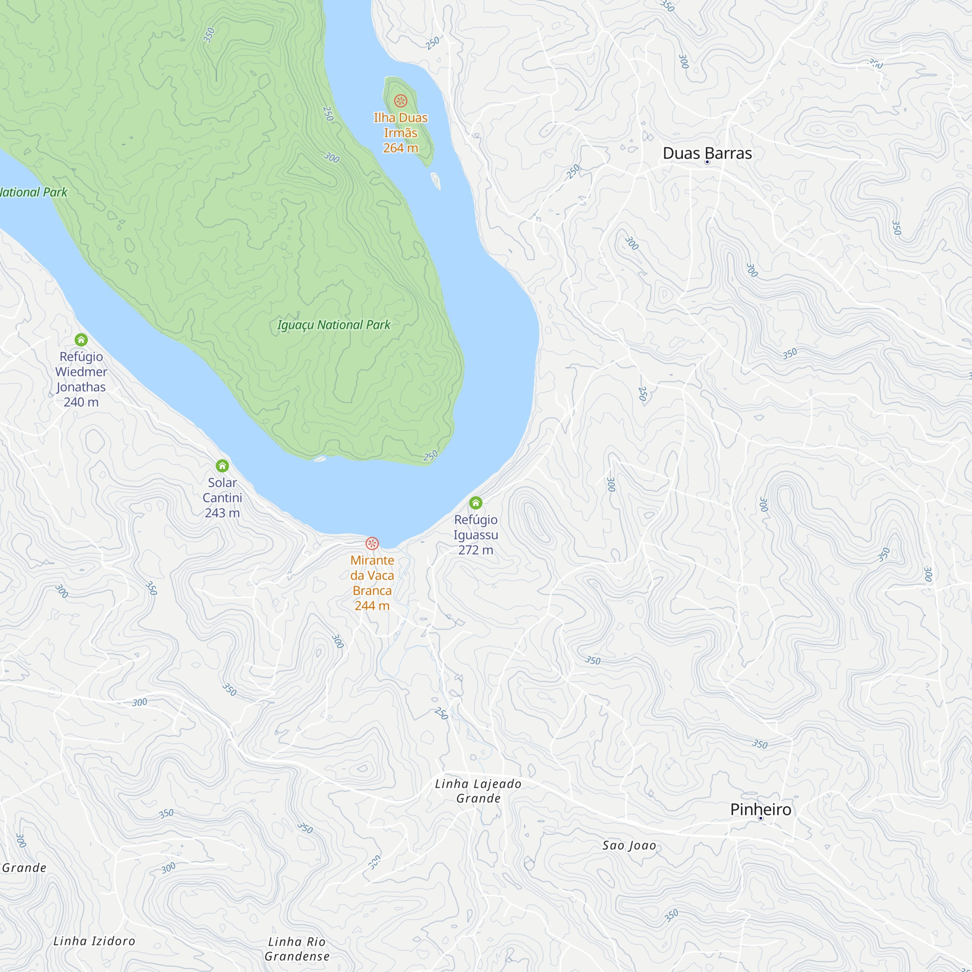 Pedra do Biguá map
