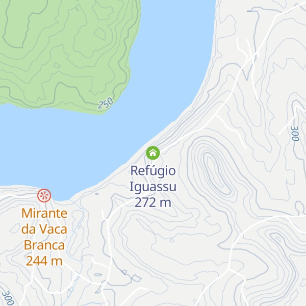 Map of Refúgio Iguassu