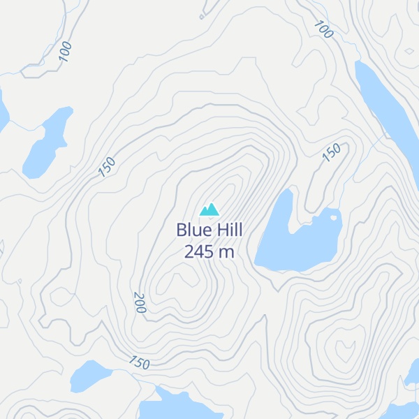 Map of Blue Hill
