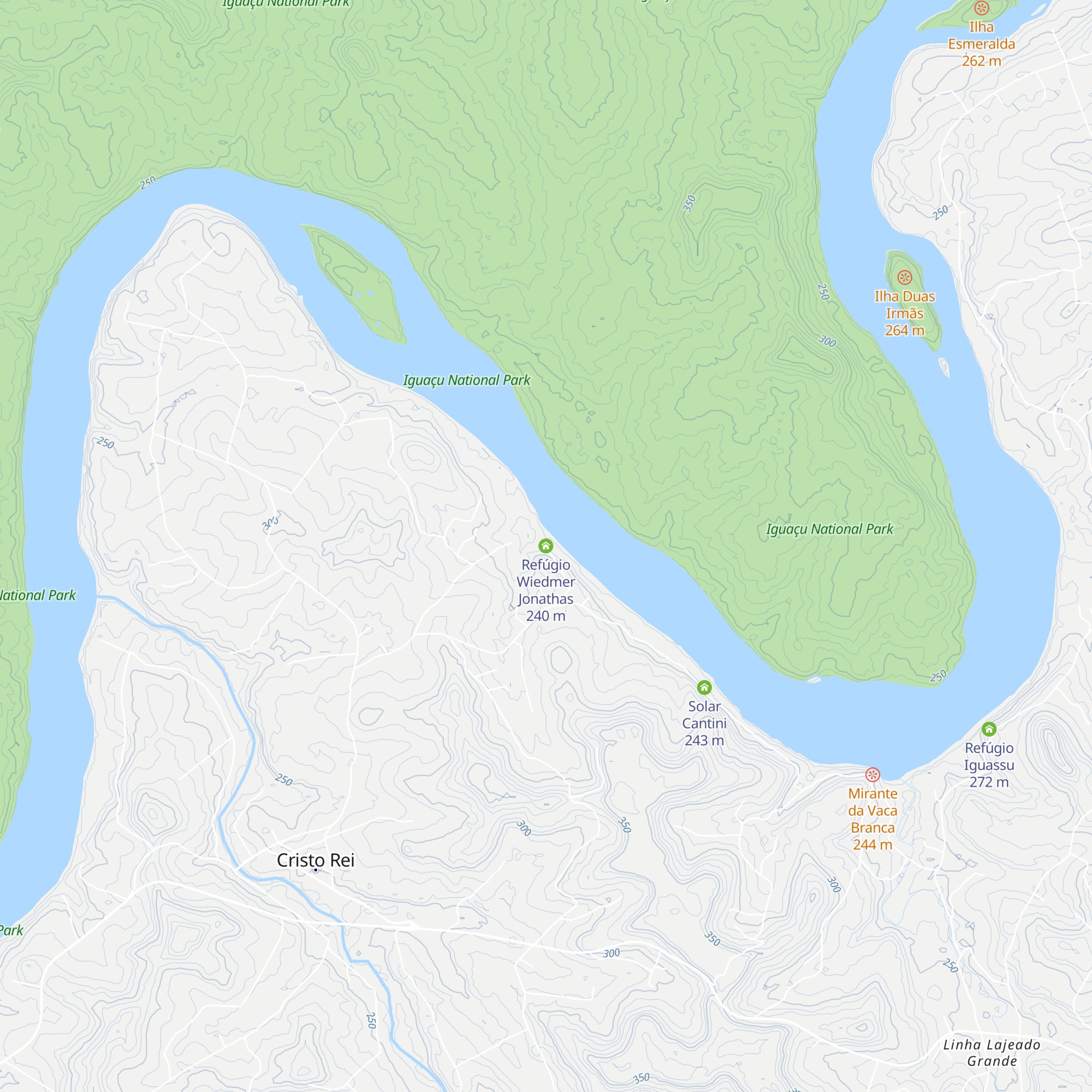 Refúgio Wiedmer Jonathas map