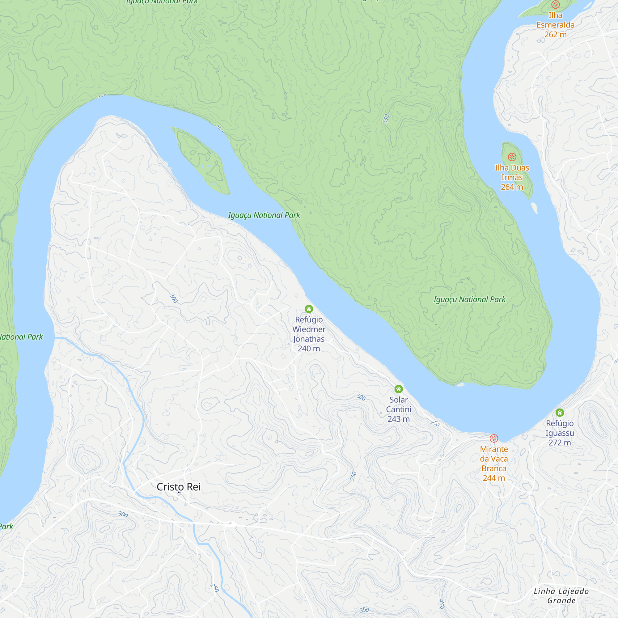 Refúgio Wiedmer Jonathas map