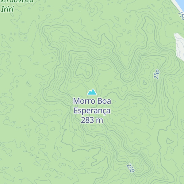 Map of Morro Boa Esperança