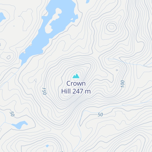 Map of Crown Hill